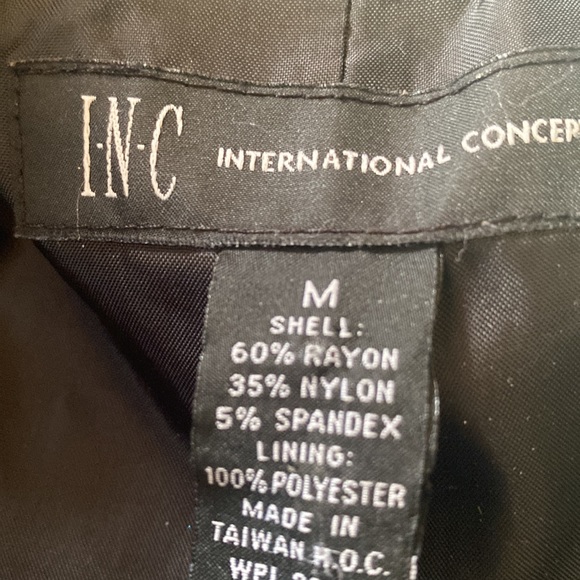 INC International Concepts Womens Black Jacket (M) - Picture 11 of 11